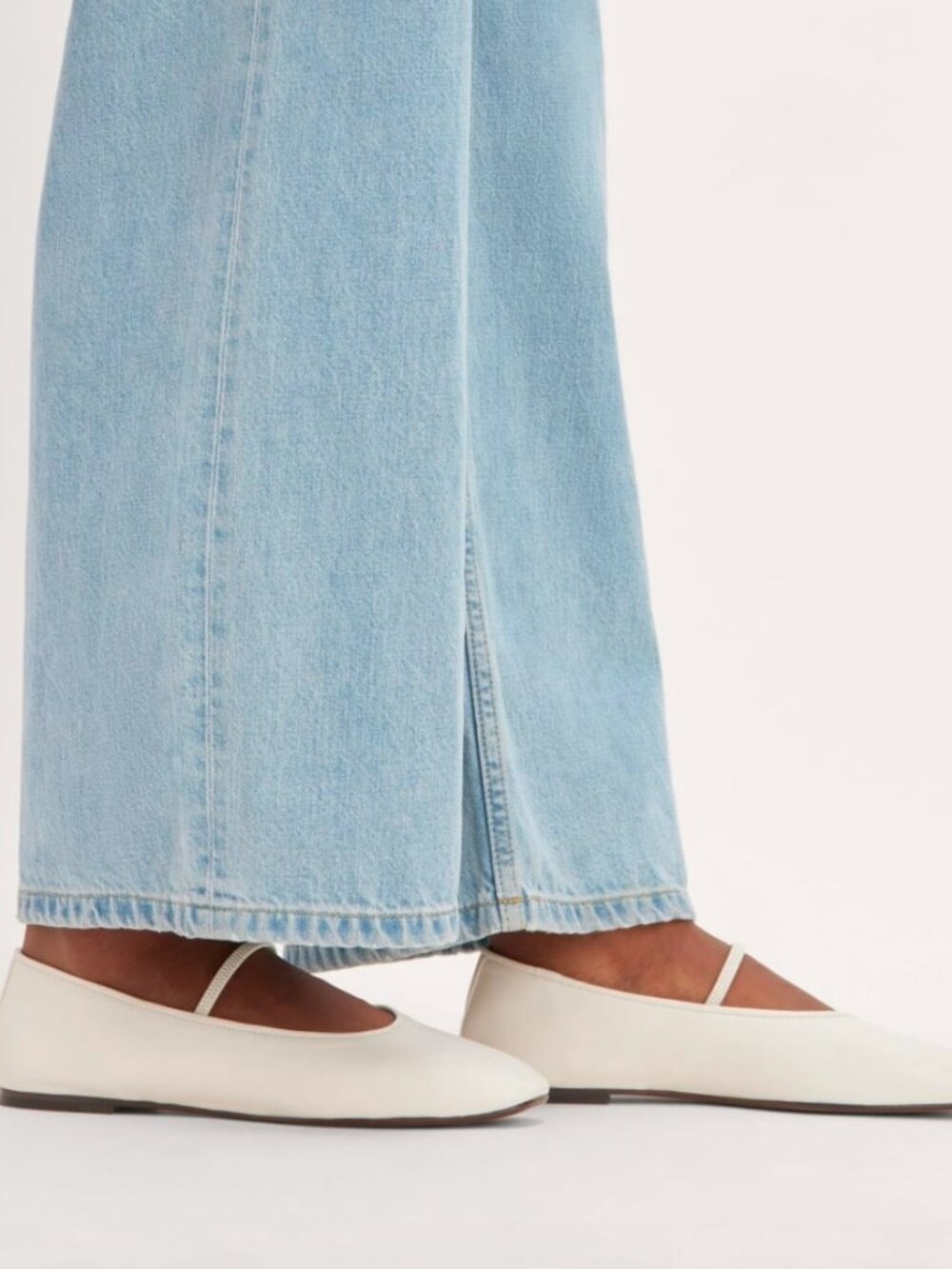 Everlane Day Mary Jane Canvas Colored Leather Women's Sizes NEW in BOX Resort